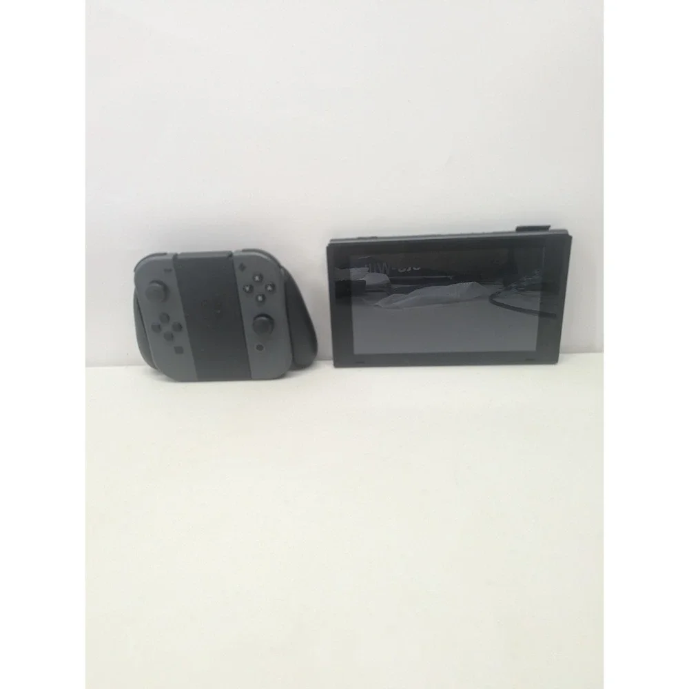 Nintendo Switch Console (HAC-001) with Gray Joy-Cons + Comfort Grip